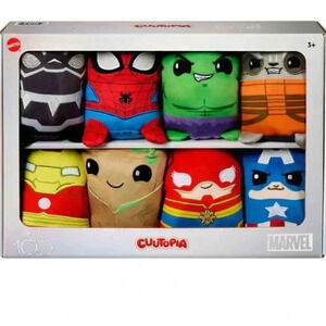 Disney 100 x Marvel Cuutopia 5” Plush 8-Pack ft. Spider-Man/Groot/Hulk - NEW!!